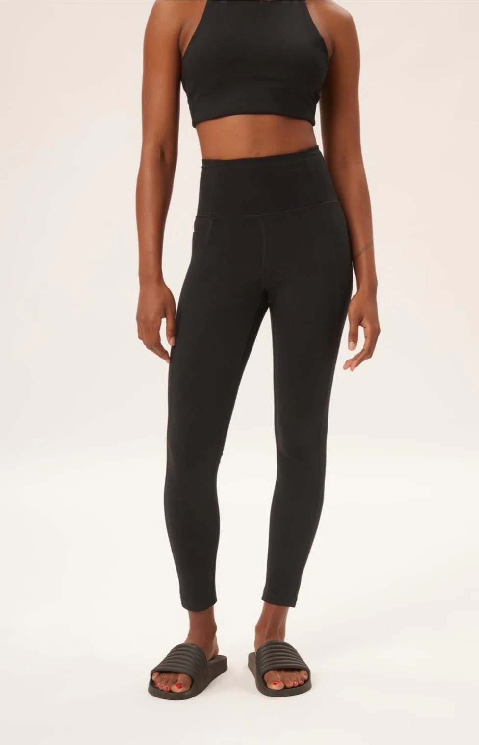 Black Compressive High-Rise Legging | Girlfriend Collective