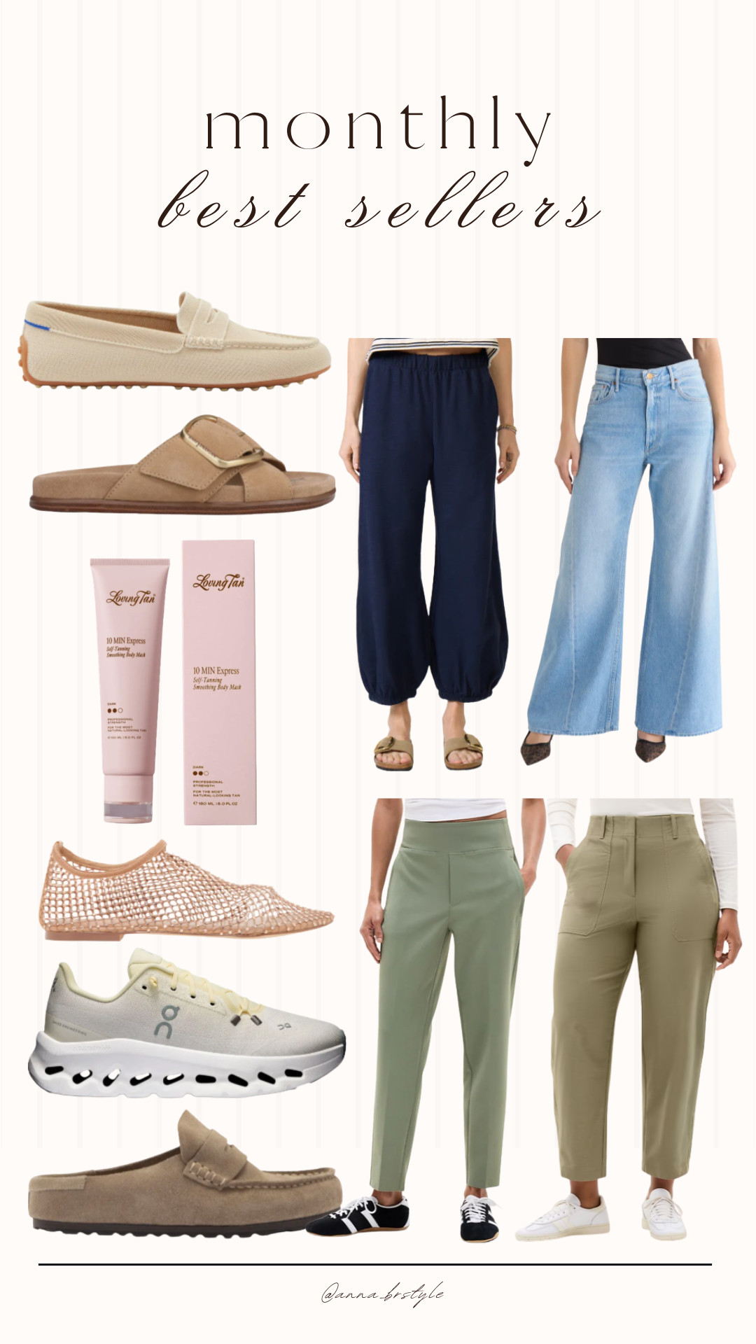 Monthly best sellers, spring shoes, mules, snekaers, mesh flats, slide sandals, summer shoes, travel pants, comfy pants, annabrstyle 

 #LTKSaleAlert