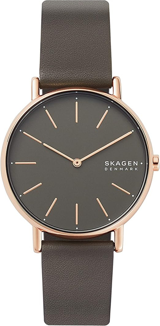 Signatur Two-Hand 30mm Watch With Steel Mesh or Leather Band | Amazon (US)