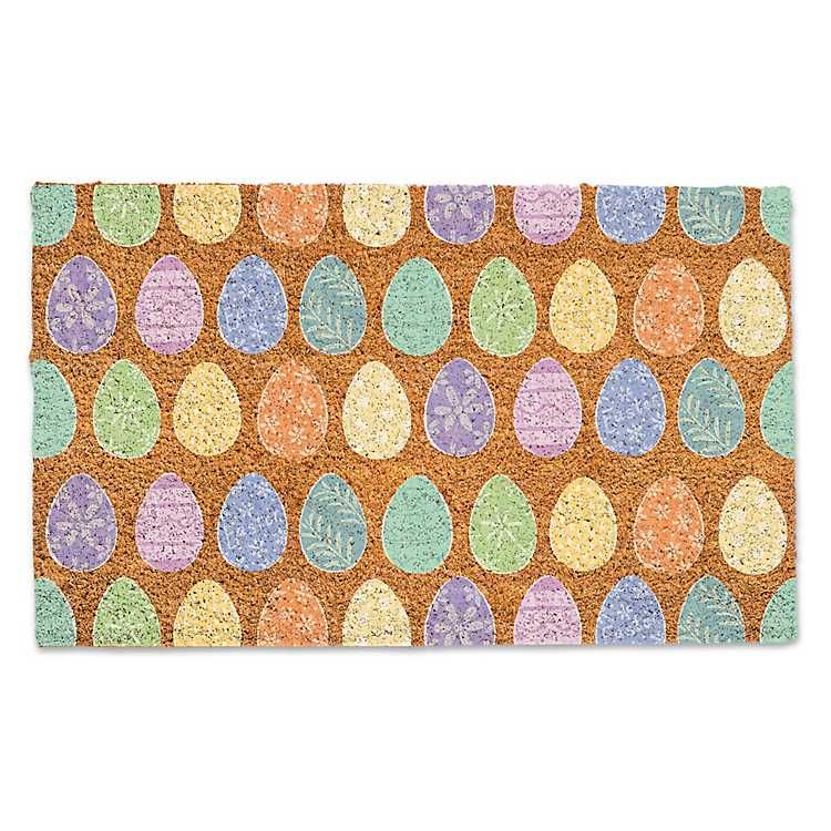 Watercolor Eggs Doormat | Kirkland's Home