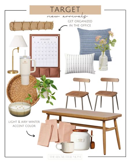 Target Home Decor | New Arrivals from Hearth & Hand with Magnolia 

Home decor  kitchen decor  winter colors  office organization  calendar  desk decorations  dining room tablee

#LTKhome #LTKfamily #LTKover40