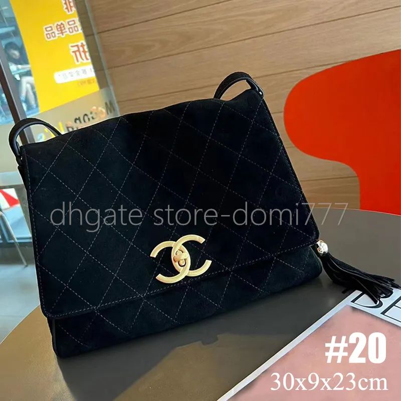 DUPE Cha Nel Diamond Pattern Makeup Bag 17cm Chain Bags Shoulder Bag 17cm/19cm Unveils Canvas Gra... | DHGate
