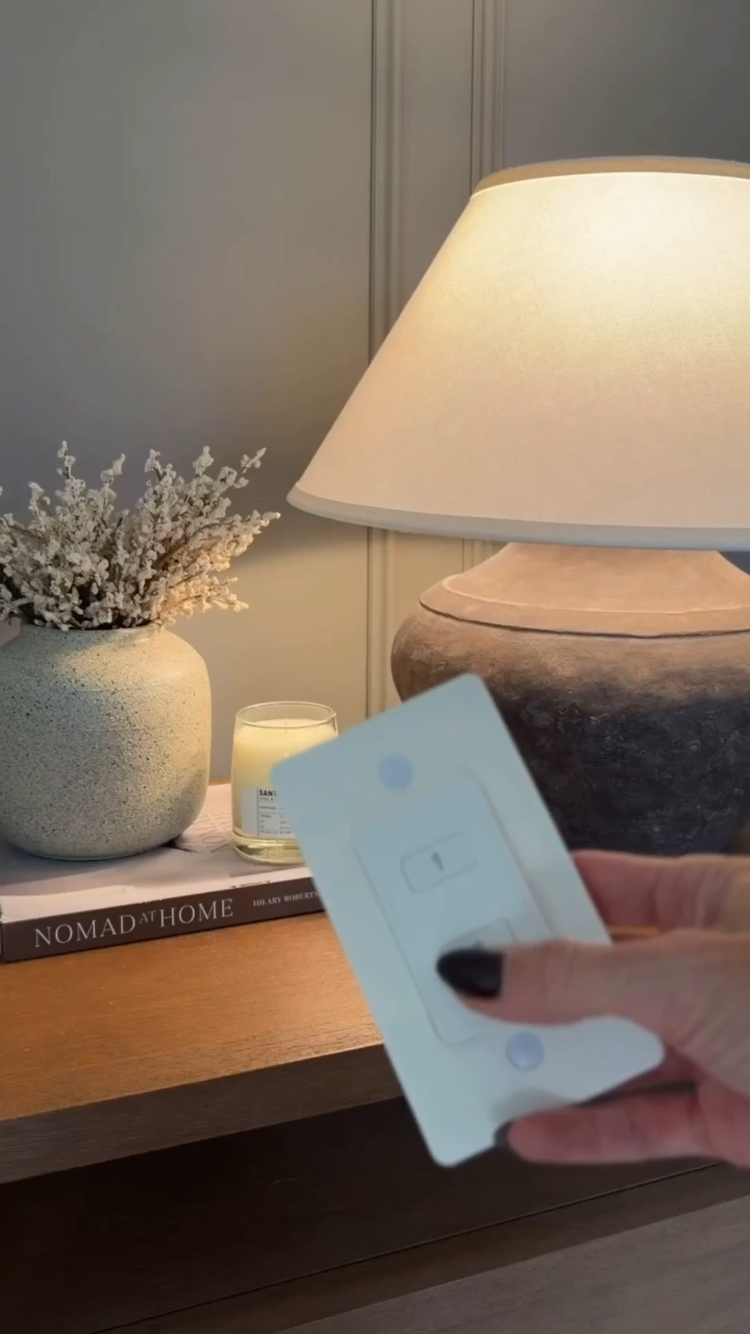 The best hack for adding an extra light “control panel” without hardwiring! Comes with 2-3 outlets pre programmed numbered to 1-3. This is a must have so you don’t have to manually turn on or plug in your Christmas decor, table lamps, etc!!

#LTKHome