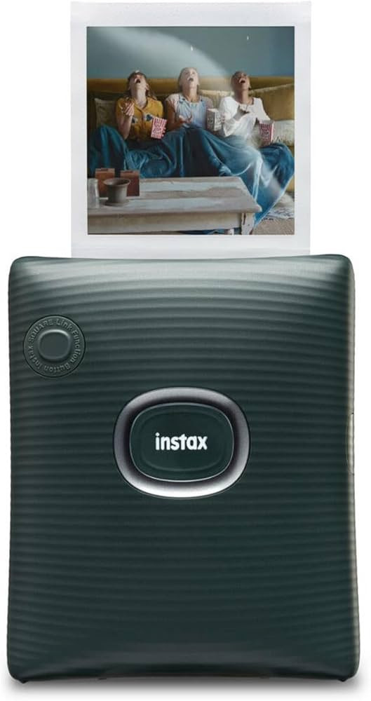 Fujifilm Instax Square Link Smartphone Printer - Midnight Green | Amazon (US)