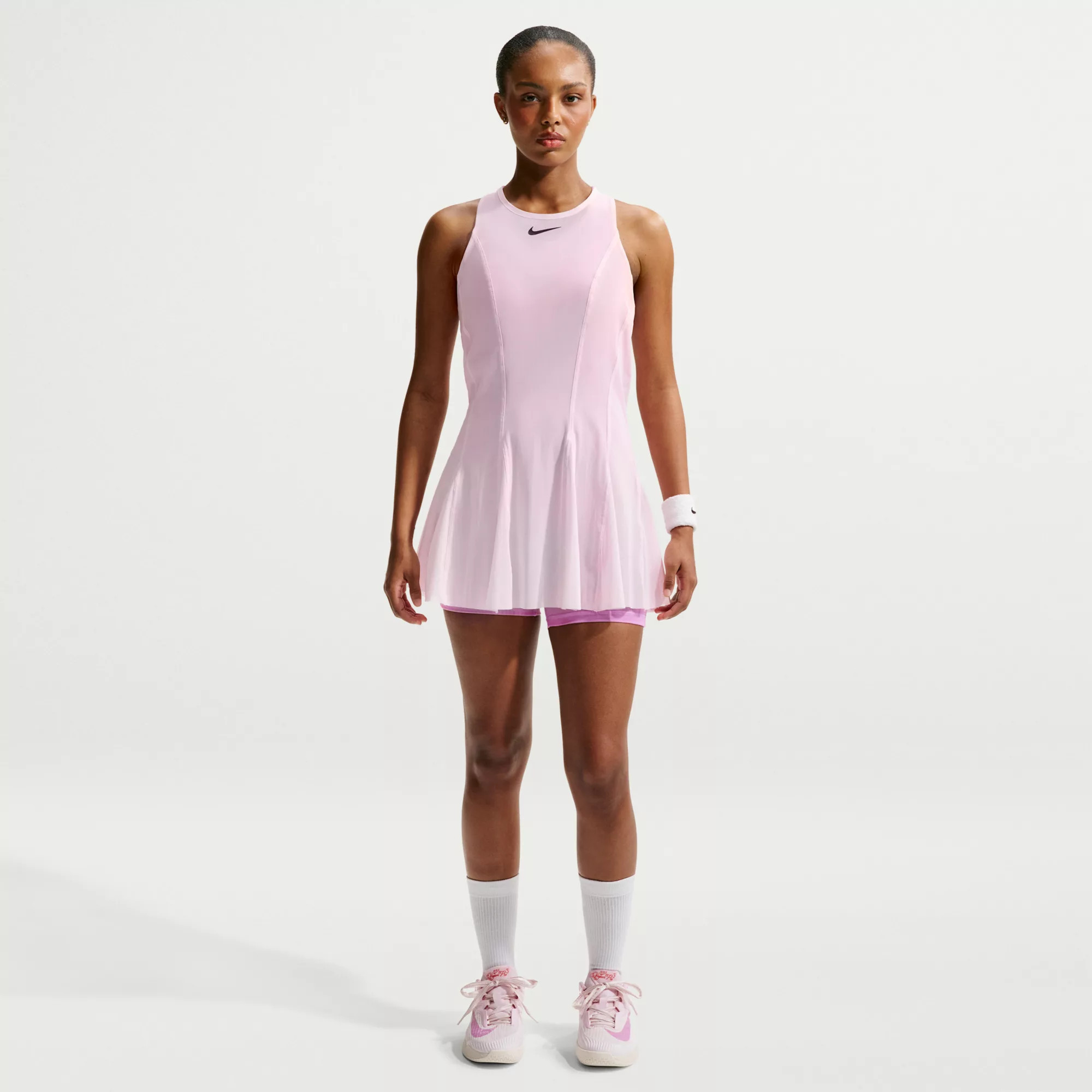 Nike Women's Court Slam Tennis Dress, Medium, Pink Foam | DICK'S Sporting Goods