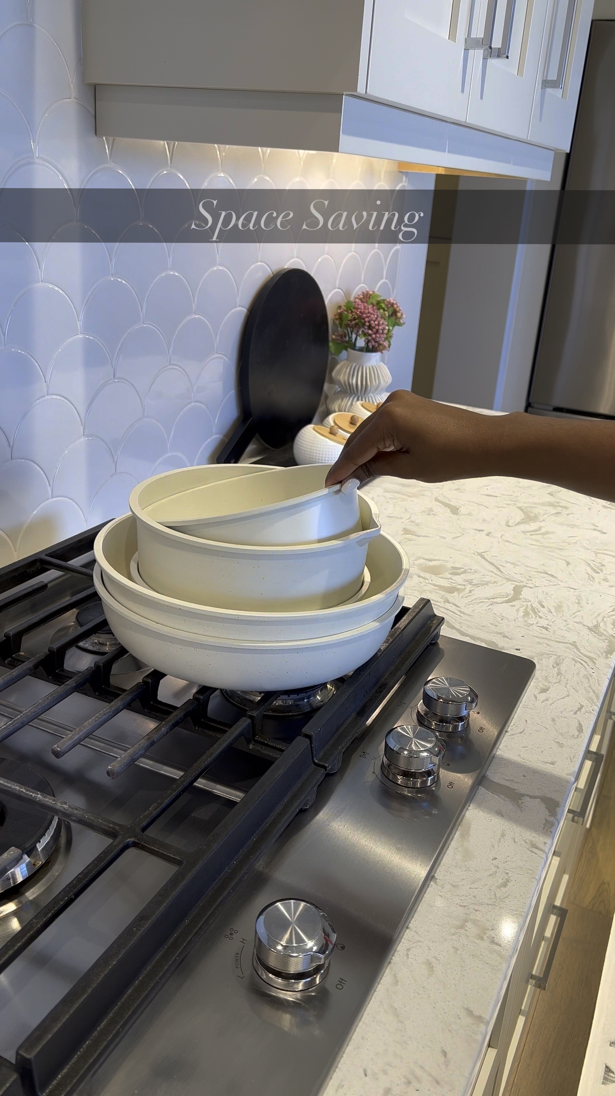 These pots right here!!!! 🤌🏽🤌🏽🤌🏽 Game changer! They are perfect for space saving, leftovers,  and they are stunning! 🎊

#LTKstyletip #LTKhome #LTKsalealert