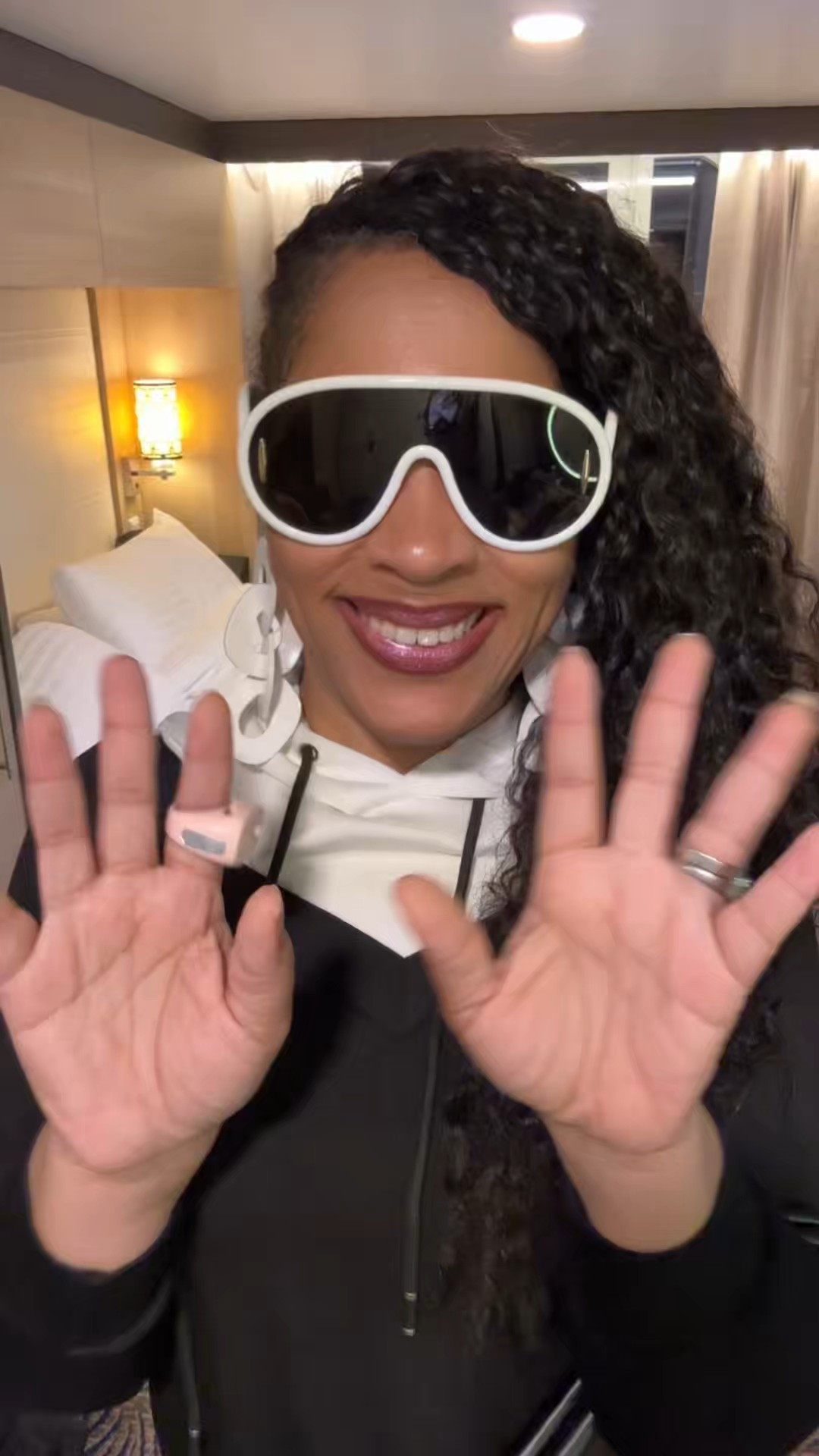 Grwm for Day 10 in Alaska! I paired my black & white color blocked sweatsuit with my white chunky chain earrings, fur ankle boots and my white color blocked shades. Black & white sweatsuit https://bit.ly/4x3wQDXHope you liked the look! Follow me for more shoppable fit checks! #fashionfinds #fitcheck #ootd #genxootd 

#LTKgrwm #LTKootd #LTKOver40