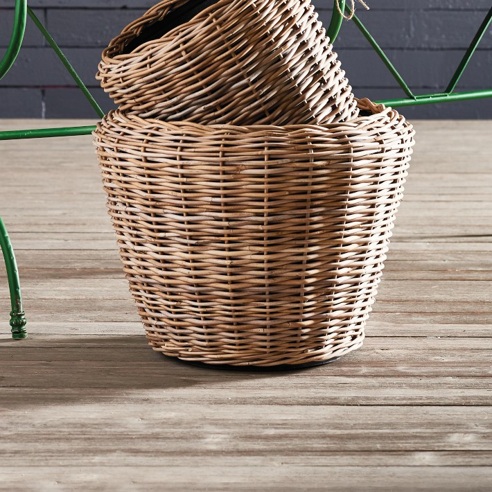 Woven Dry Basket Planter | Williams-Sonoma
