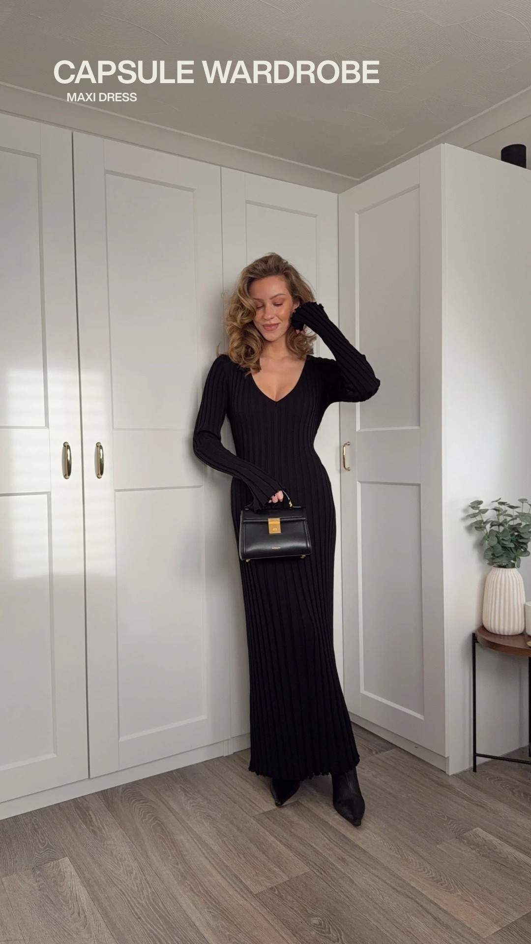 Winter capsule wardrobe: black knit dress maxi dress

#LTKdresses #LTKwinter #LTKuk