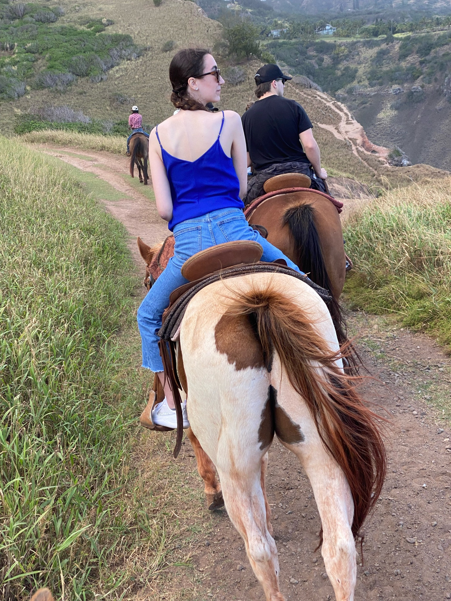 Horseback riding in Hawaii 🏝️🌺

#HawaiiOutfit #Hawaii #HorsebackRiding #WarmWeatherOutfit #SpringBreak #VacationStyle #Vacation 

#LTKSaleAlert #LTKFindsUnder50 #LTKTravel