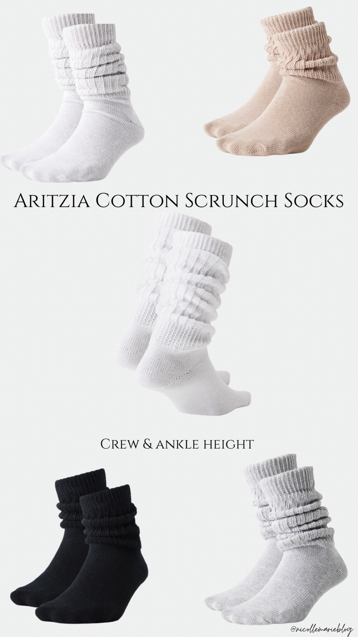 Cotton scrunch socks. Love these for my Pilates workouts, walking, or just to be cozy! Two different heights & many colors to choose from  

#LTKActive #LTKFindsUnder50 #LTKStyleTip