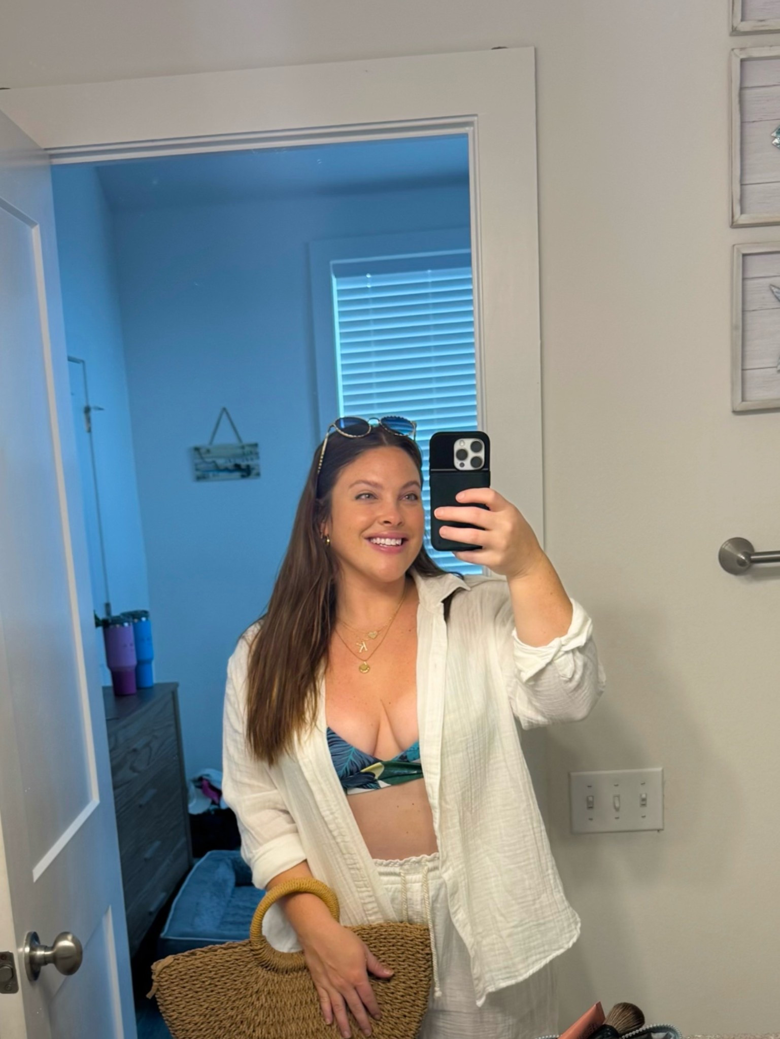 My favorite swim coverup for the beach 🏝️

#LTKSwim #LTKMidsize #LTKootd
