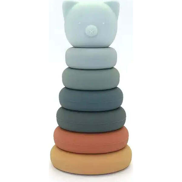 Lucy's Room Silicone Stacking Bears Play Set Blue/Multi - Emerson and Friends Blocks, Sorters & S... | Maisonette