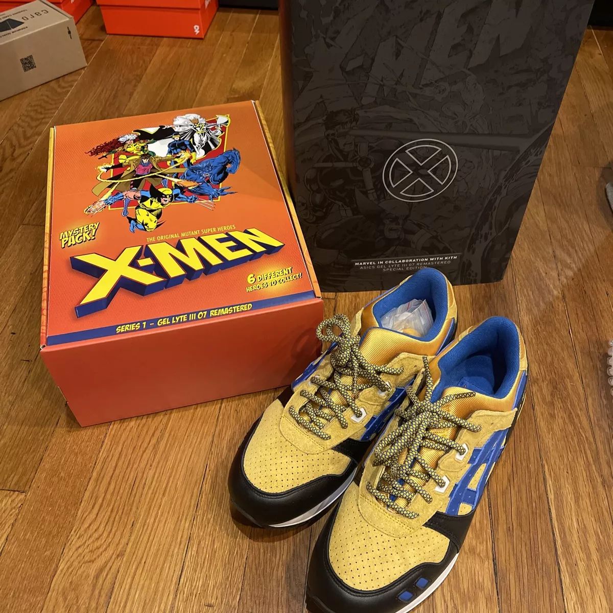 Size 8.5 Kith Wolverine 1975 Asics 1/416 & Marvel  X-men No Card | eBay US