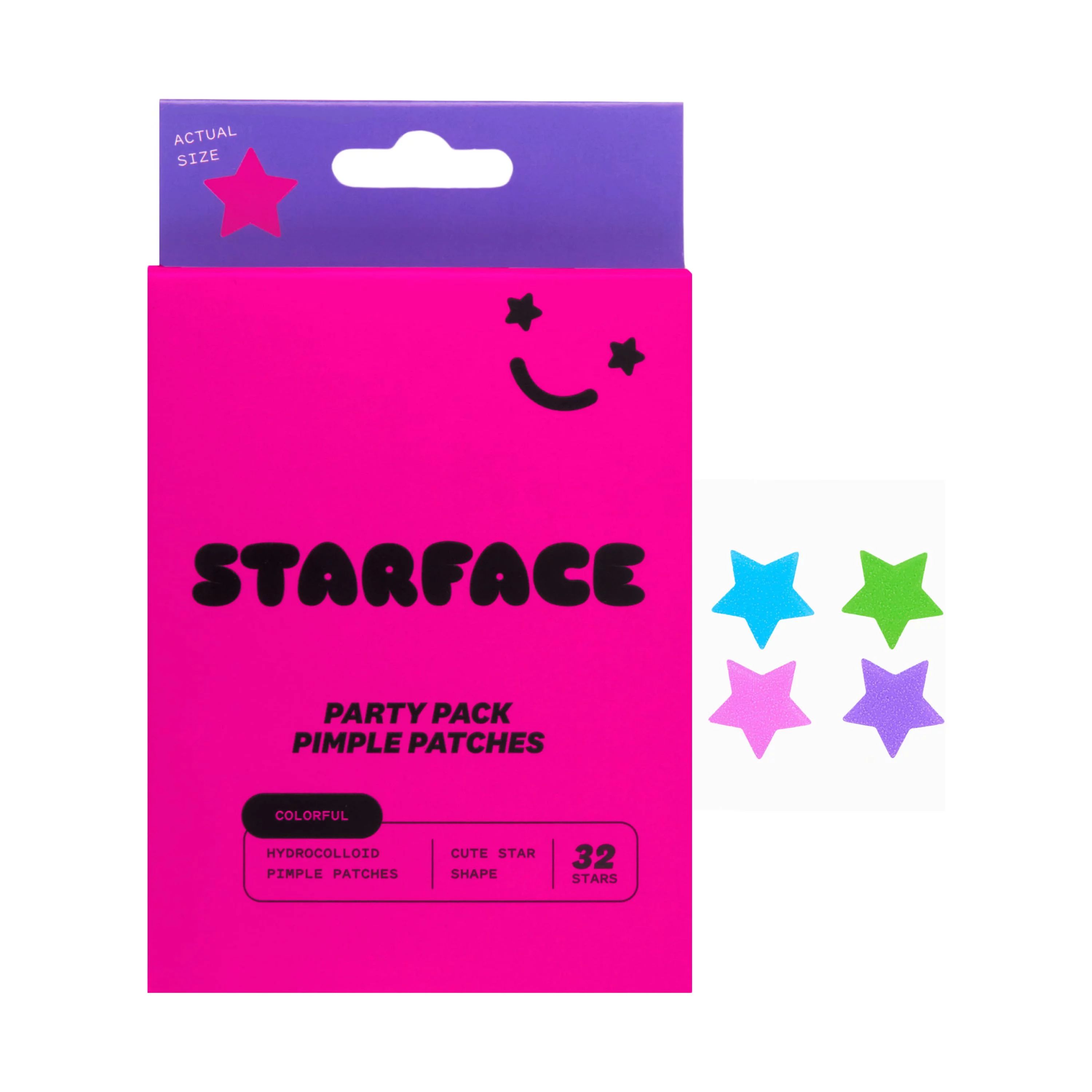 Starface Party Pack Hydro-Star Pimple Patches 32 Count for All Skin Types | Walmart (US)