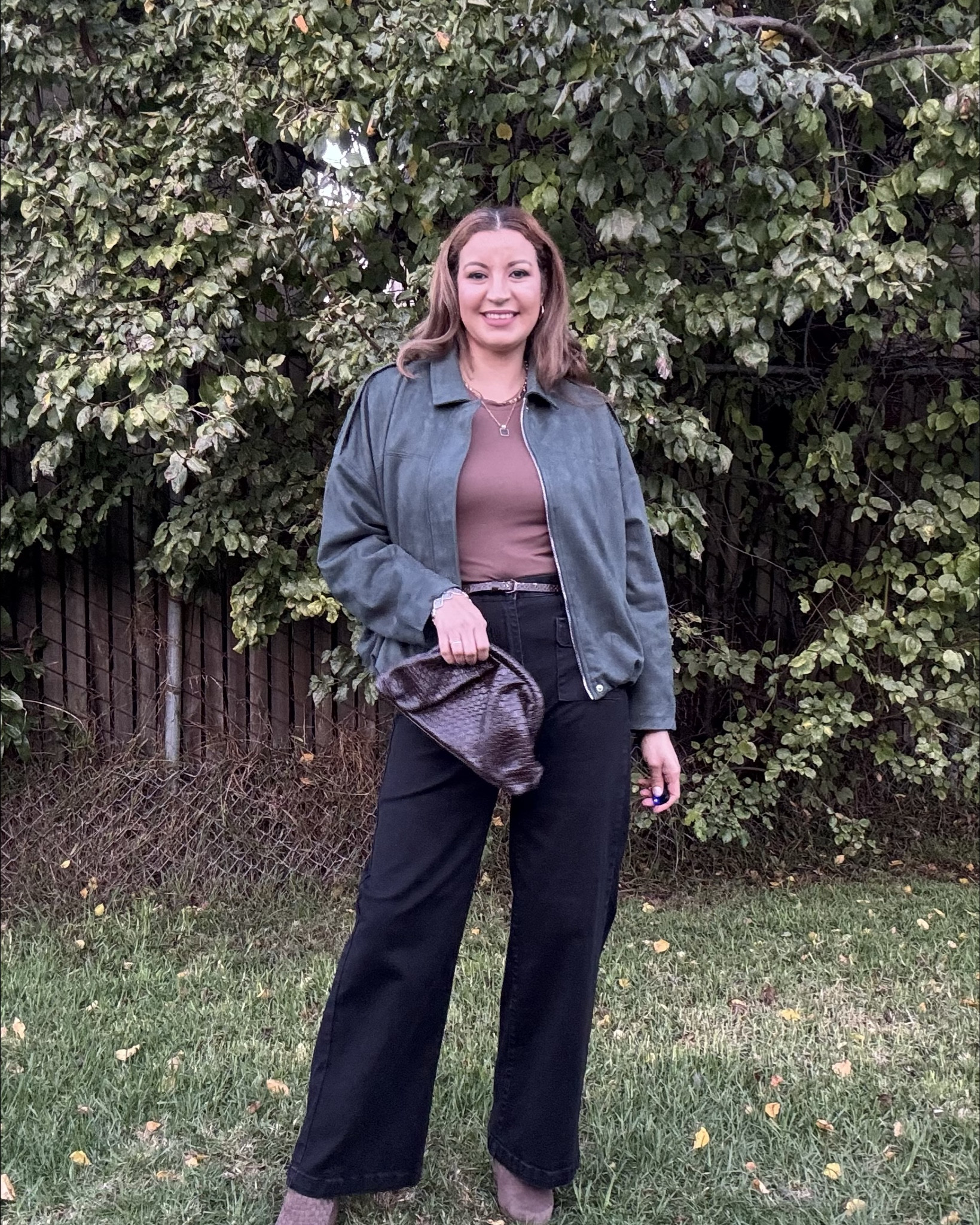 Holiday 
Cicy Bell Women's Faux Suede Bomber Jackets, Large, Cropped, Zippered, lapel Coats, for Fall and Casual Wear.
Size:M

#LTKSeasonal #LTKHoliday #LTKGiftGuide

#LTKHoliday #LTKGiftGuide #LTKSeasonal