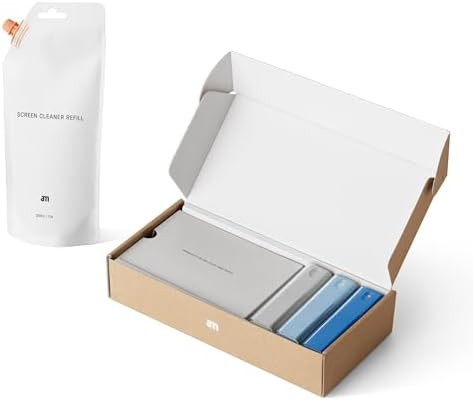 am Screen Cleaner with 7 oz Refill – Alcohol-Free Spray & Microfiber Cloth for iPhone 15 & 14, ... | Amazon (US)