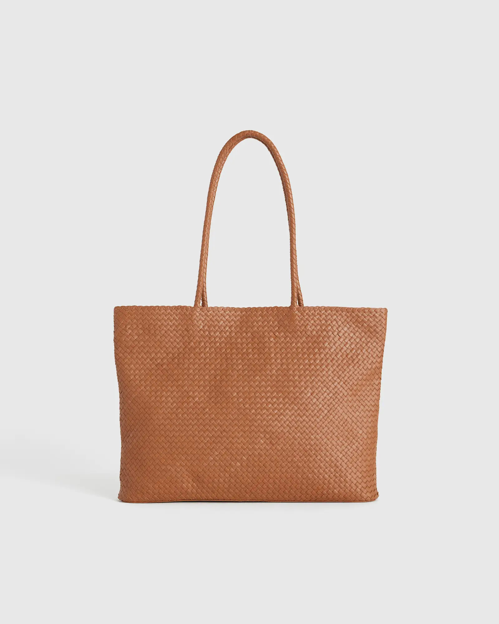 Italian Leather Small Handwoven Tote | Quince