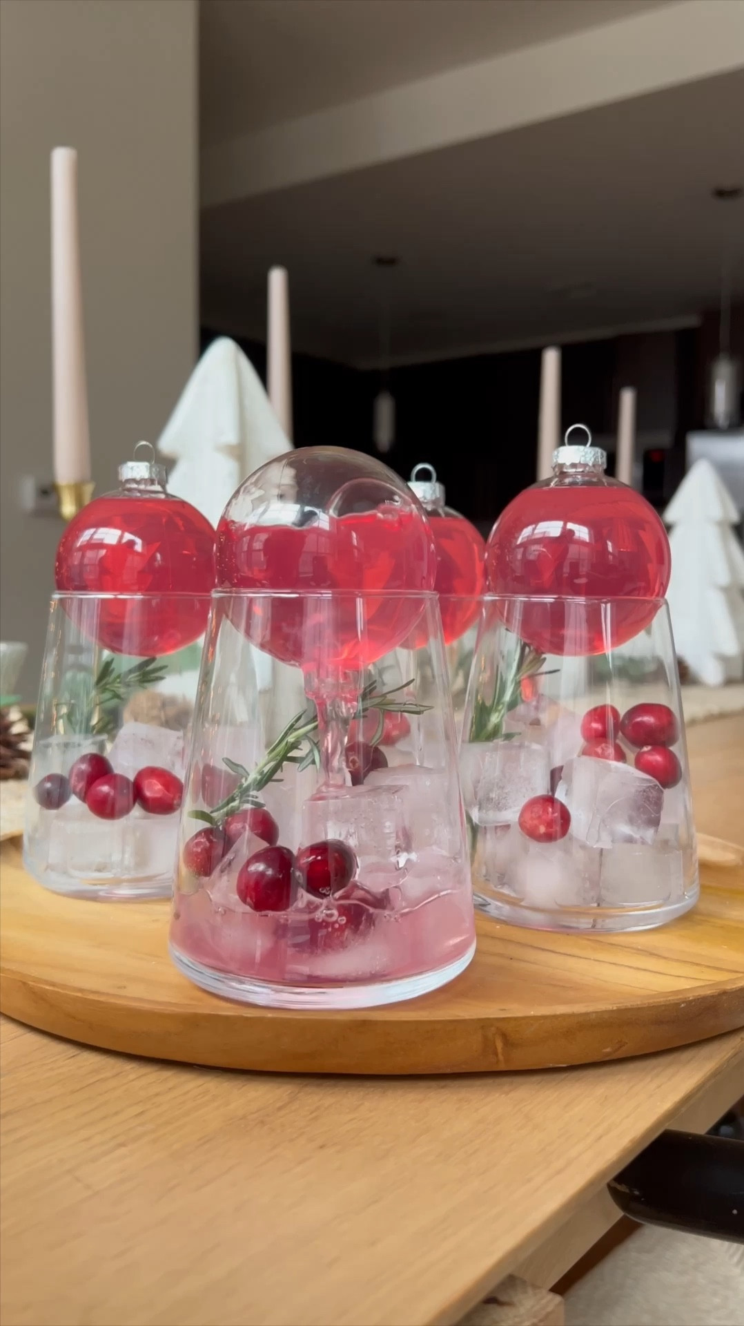 the best cosmo presentation! please look at the food grade bulb sizes and glass sizes to make sure they fit properly before buying! 

#LTKParties #LTKSeasonal #LTKHoliday