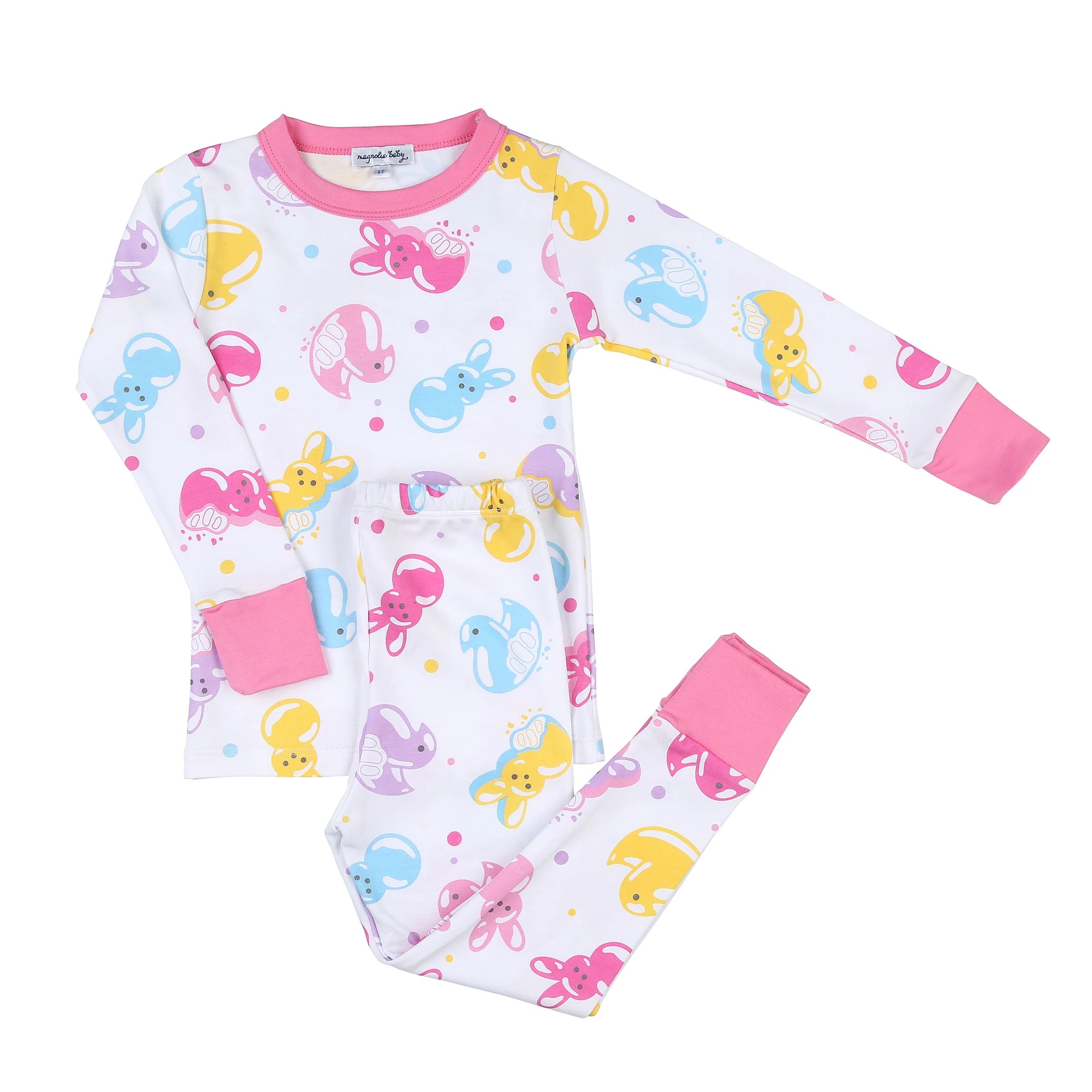 Magnolia Baby My Peeps Pajamas - Pink | JoJo Mommy
