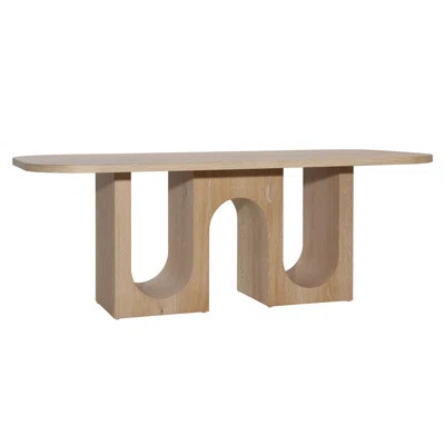 June 83.8" Solid Oak Dining Table | Perigold