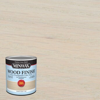 Minwax Wood Finish Water-Based Tinsmith Gray Semi-Transparent Interior Stain (1-Quart) | Lowe's