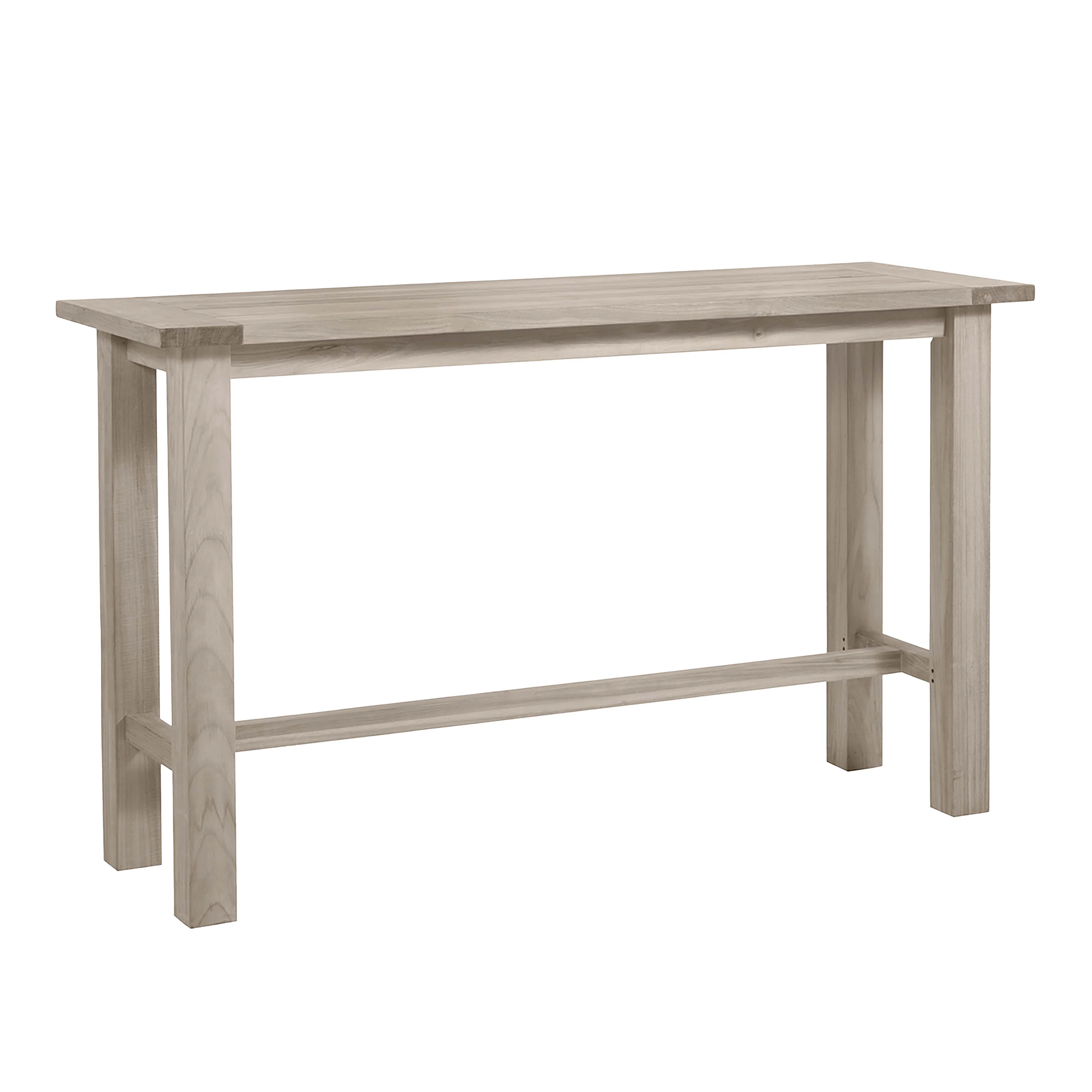 Summer Classics Croquet Teak Outdoor Bar Table | Perigold | Perigold