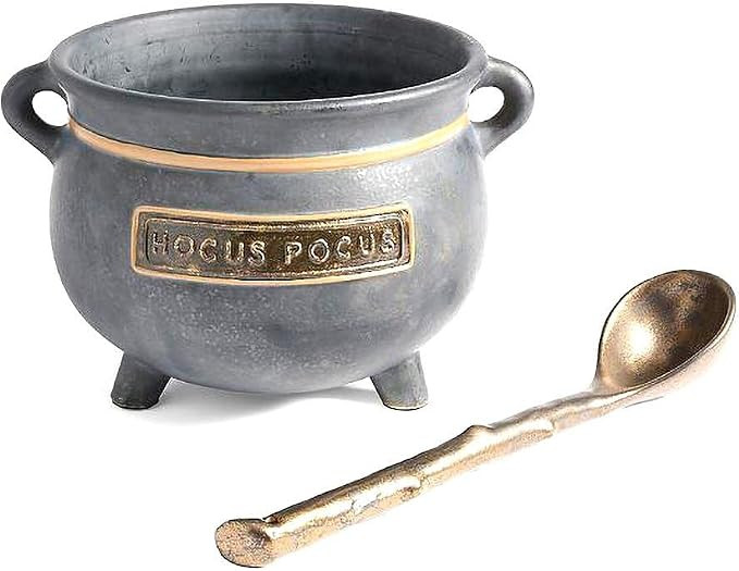 Ochine Halloween Candy Bowl with Spoon, Halloween Cauldrons Serving Bowl Decor, Cute Resin Bowl D... | Amazon (US)
