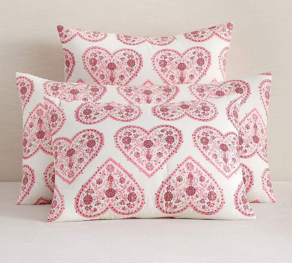 Valentine's Day Heart Comforter Sham | Pottery Barn (US)