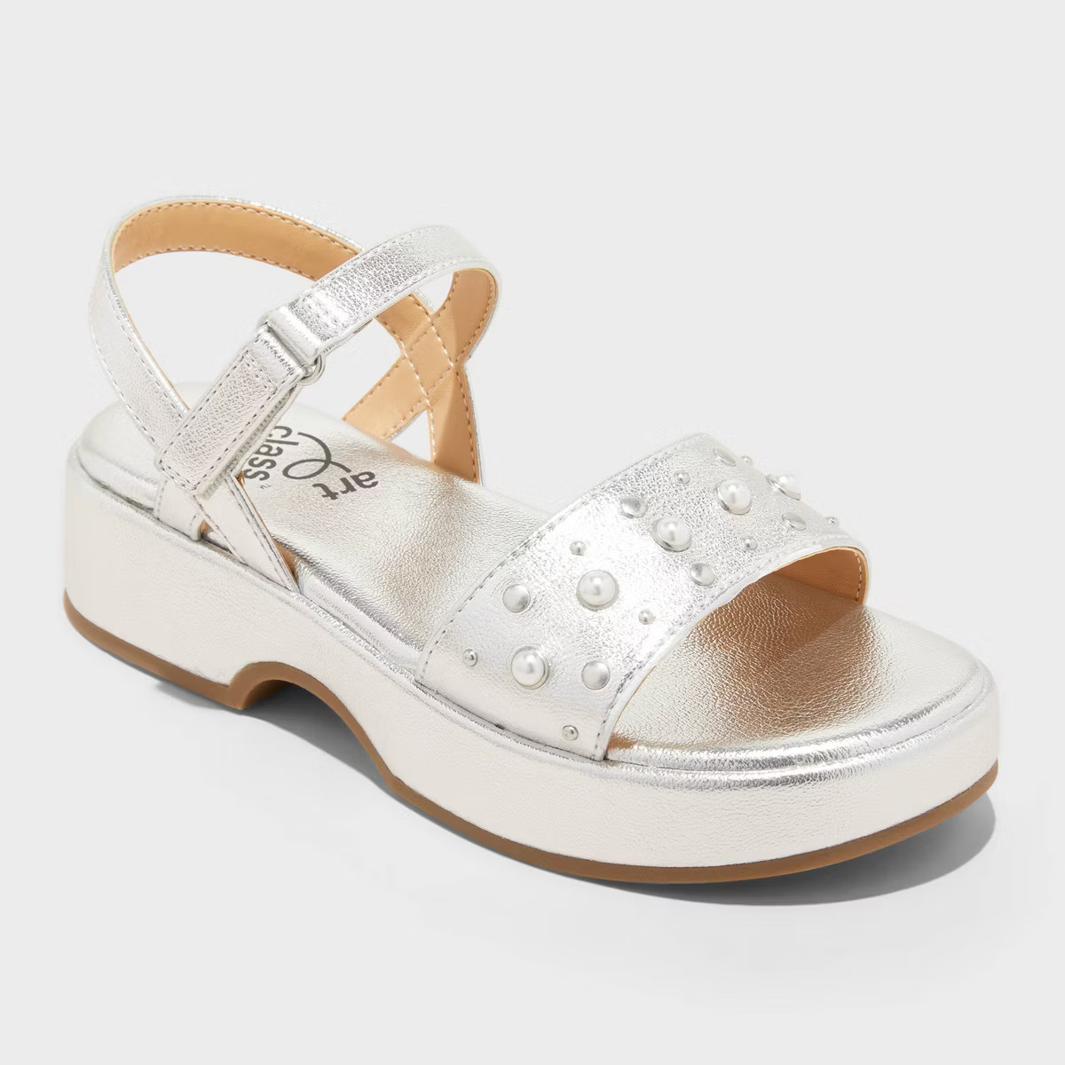Kids' Liana Platform Sandals - art class™ Silver | Target