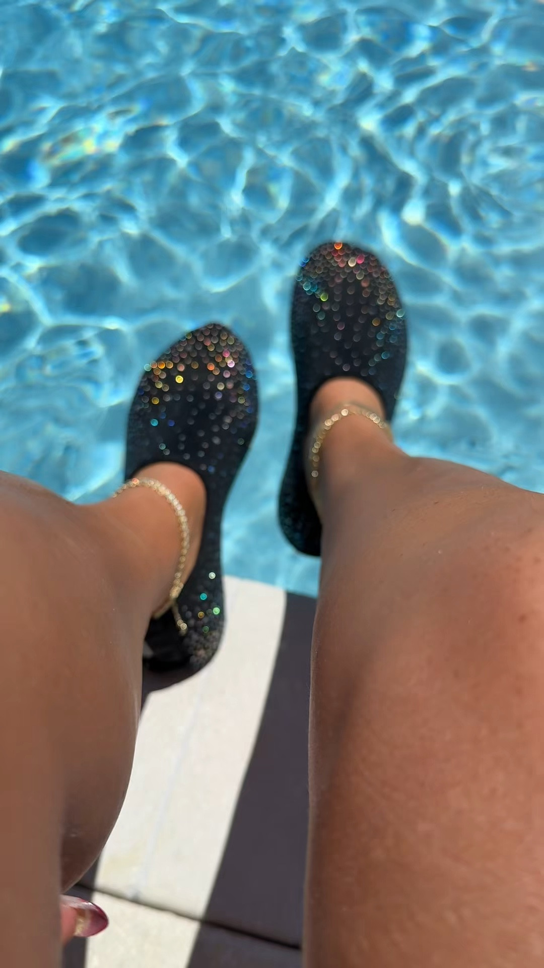 The prettiest Rhinestone water shoes. #watershoes #watershoe #beachmusthave #poolday 

#LTKootd #LTKMothersDay #LTKTravel