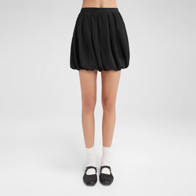 Women's Bubble Mini Skirt - Wild Fable™ Black L | Target