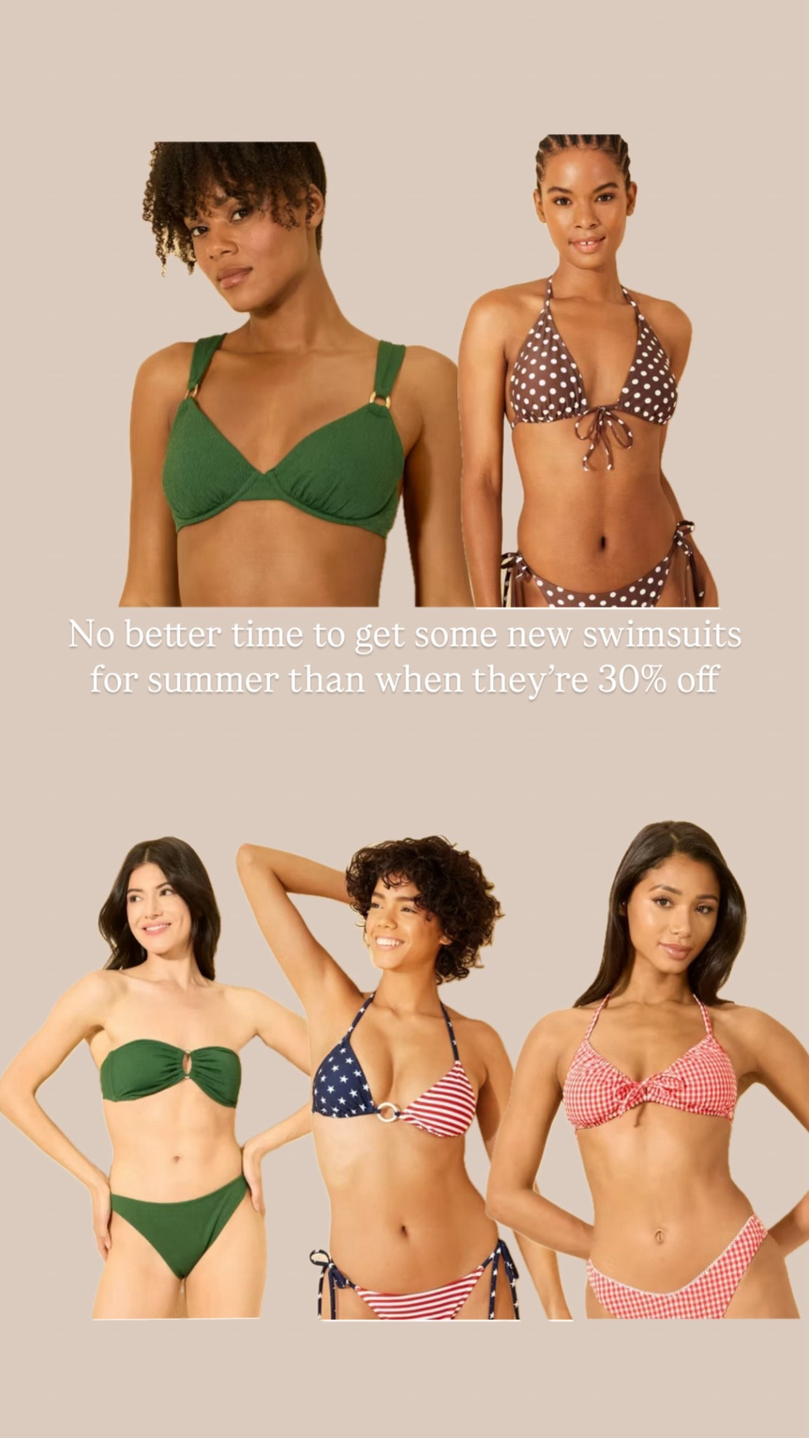 Target Shade & Shore Wild Fable swimsuits for summer 30% off 4th of July bikini 

#LTKSaleAlert #LTKSeasonal #LTKSummerEdit