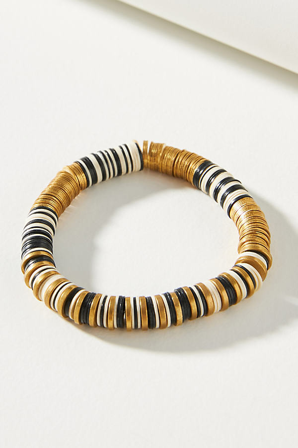 Emmett Stretch Bracelet By Anthropologie in Black | Anthropologie (US)