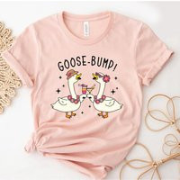 Goose Bumps T-Shirt Funny Lover Cotton Tee | Etsy (US)