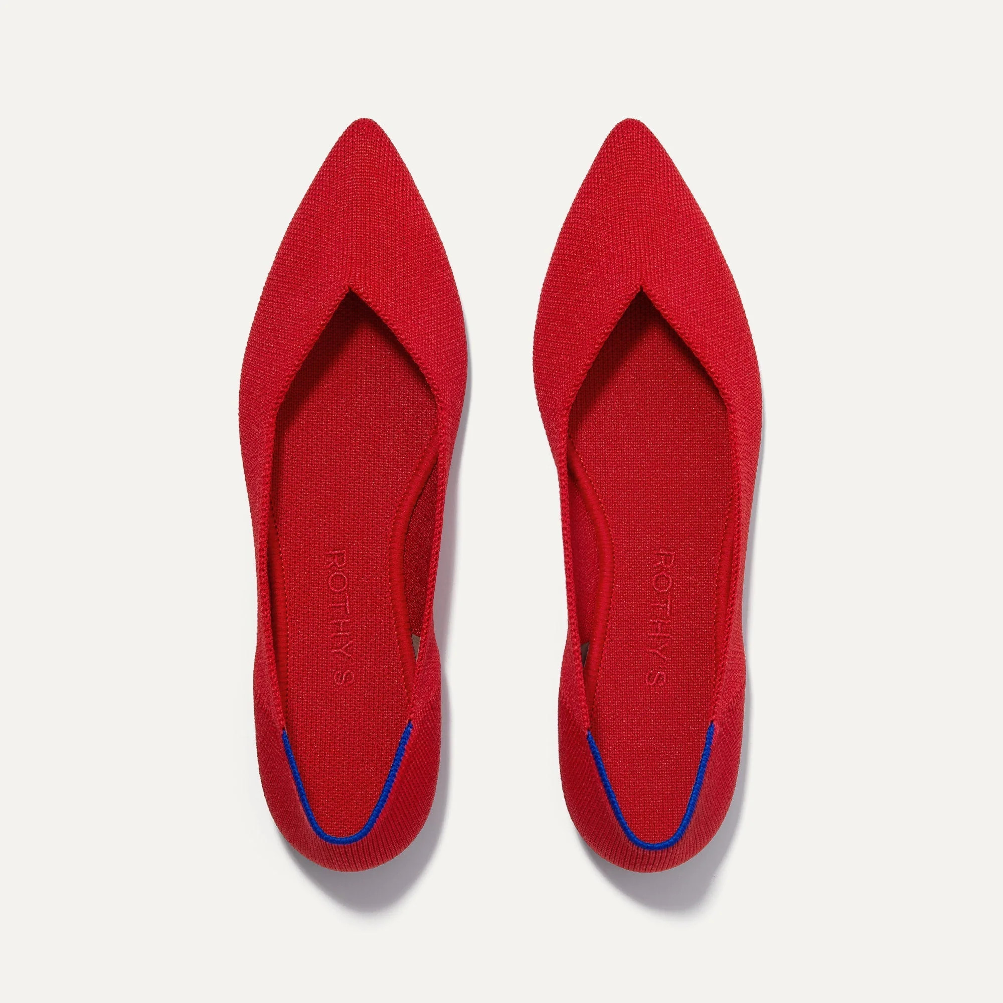 The Point in Bright Red | Women's Shoes | Rothy's | Rothy's