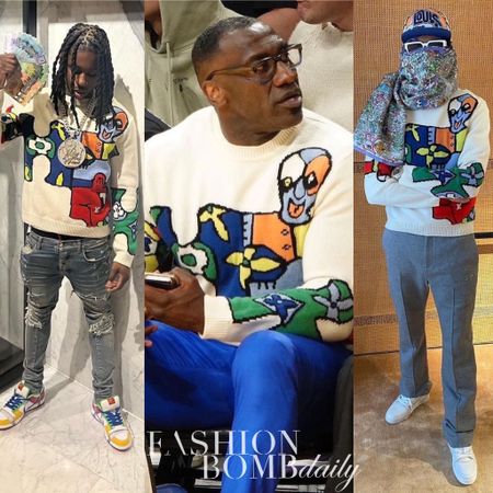 Seeing this Louis Vuitton Puzzle crewneck on lots of stars including Shannon Sharpe, Meekz, and Polo G

#LTKstyletip #LTKmens #LTKFind