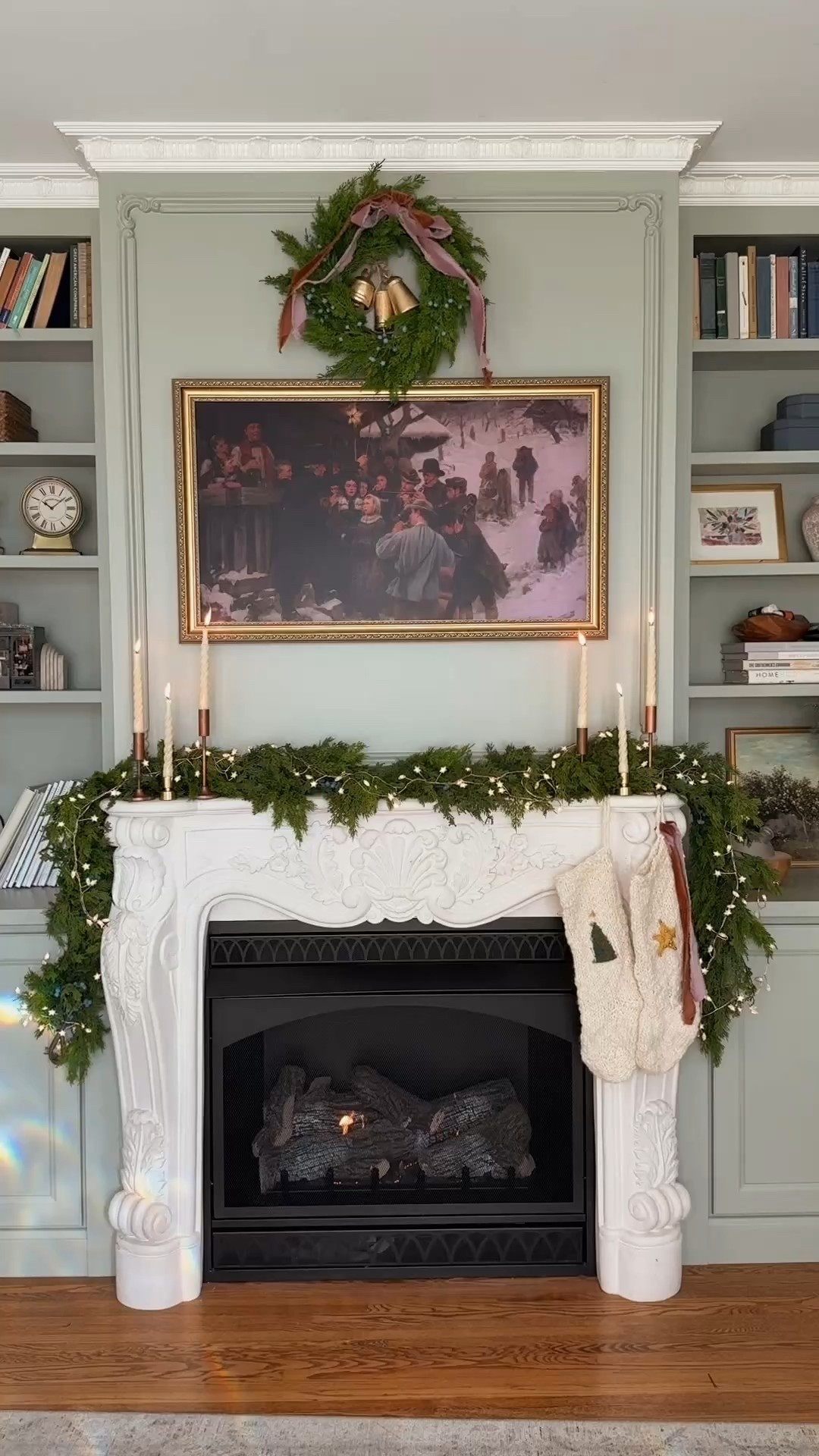 This year’s Terrain holiday decor is full of timeless classics! The greenery oooks and feels real- pieces you can re-use every year! #terrainpartner @terrain #ad