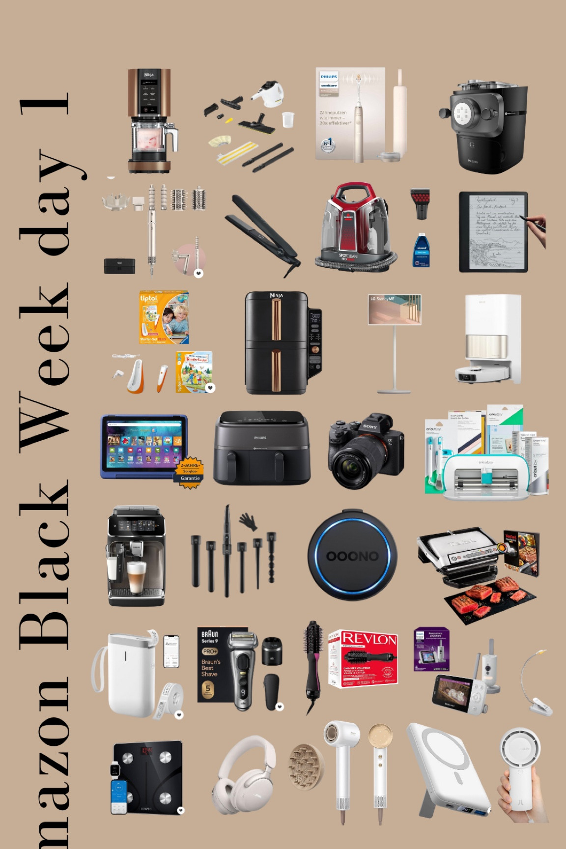 Amazon Black Week Day 1 - Elektronik ✨
Ich habe 30 coole Angebote für euch rausgesucht, viel Spaß 🫶🏼

#LTKCyberWeek #LTKdeutschland #LTKgiftguide