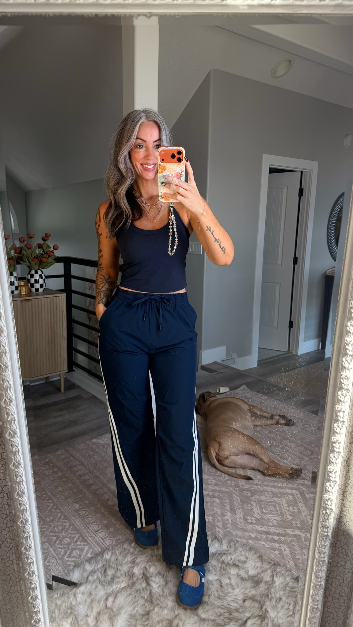 Score for tall girls! These track pants come in inseam lengths from 30-36! I’m 5’8, 145 lbs wearing size M 32 inseam.

#LTKActive #LTKOver40