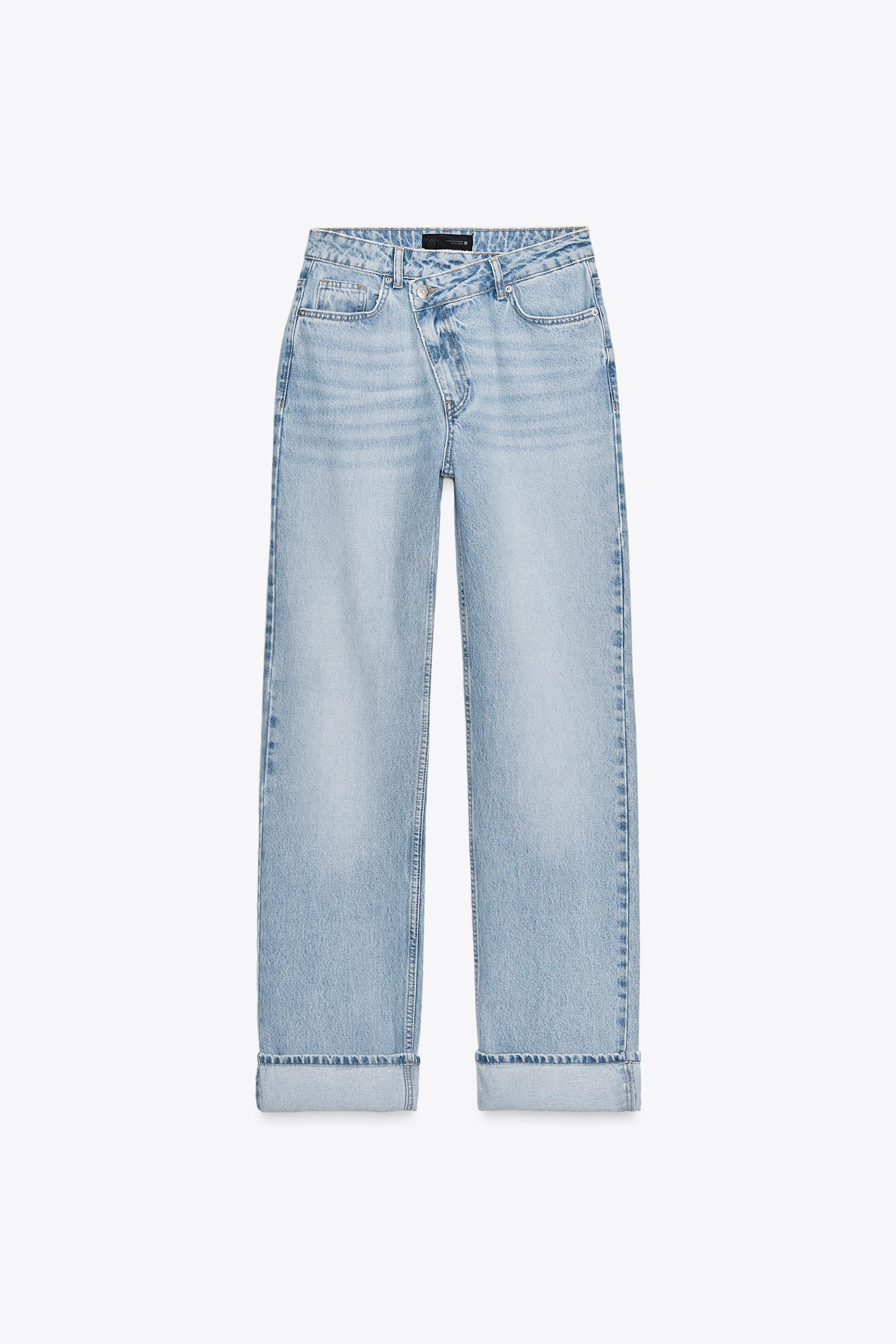 JEANS Z.09 CROSSOVER HIGH-WAIST FULL LENGTH | Zara US