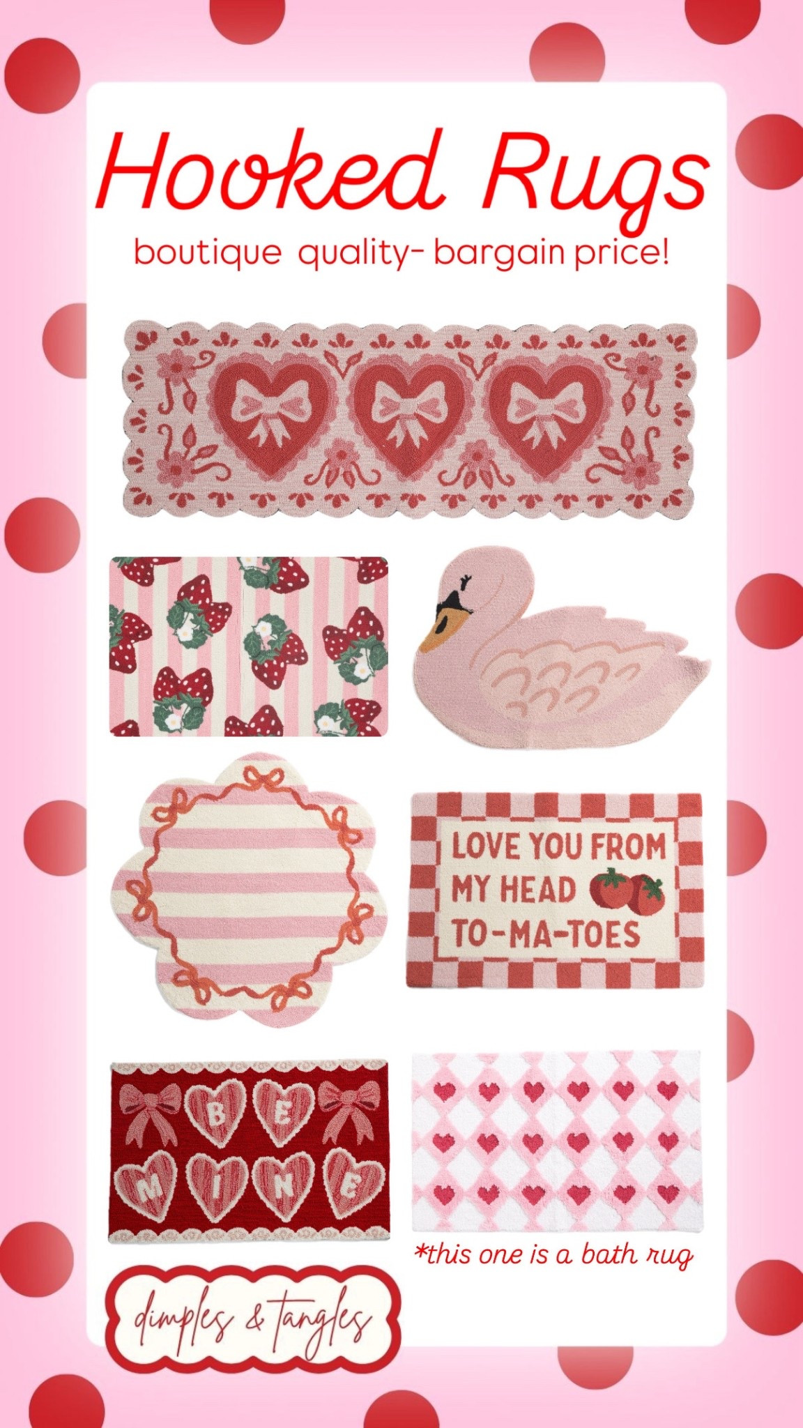 Boutique style hooked rugs at budget prices! 

#LTKHome #LTKSeasonal #LTKFindsUnder50