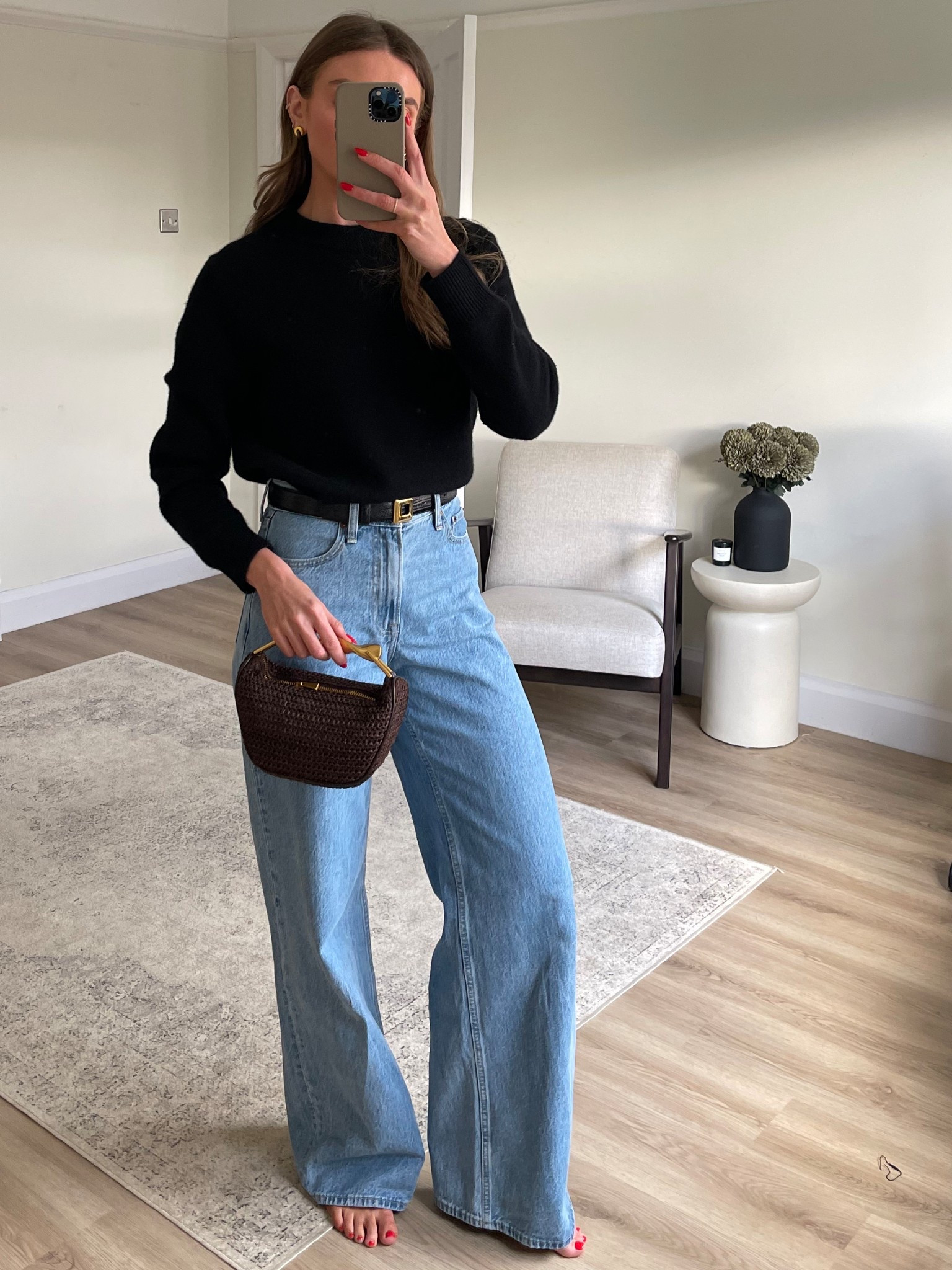 15% off my favourite jeans! I wear these 25 Long in these Abercrombie wide leg jeans 
I got the lighter shade for spring/summer 