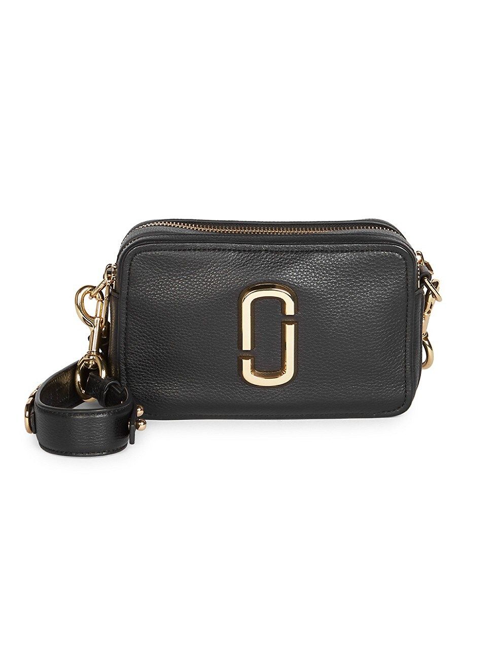The Marc Jacobs Women's The Softshot 21 Leather Camera Bag - Black | Saks Fifth Avenue