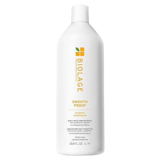 Biolage Smooth Proof Shampoo - Gently Cleanses and Adds Shine, Nourishes, Moisturizes & Tames Fri... | Amazon (US)