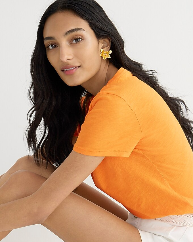 Vintage cotton V-neck T-shirt | J. Crew US