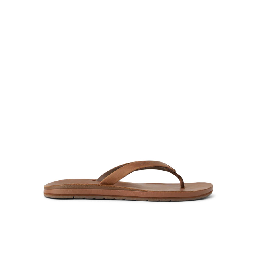 Women's Ojai Classic Slim: Leather and Suede Sandals in Dark Brown | Reef | REEF