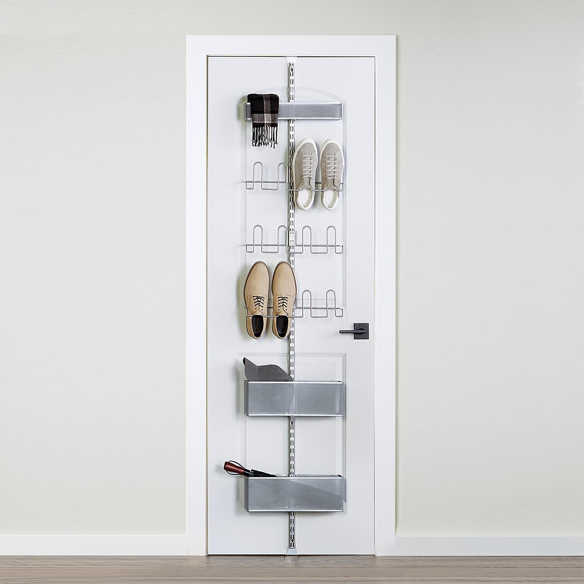 Platinum Elfa Utility Shoe Storage Over the Door Rack | The Container Store