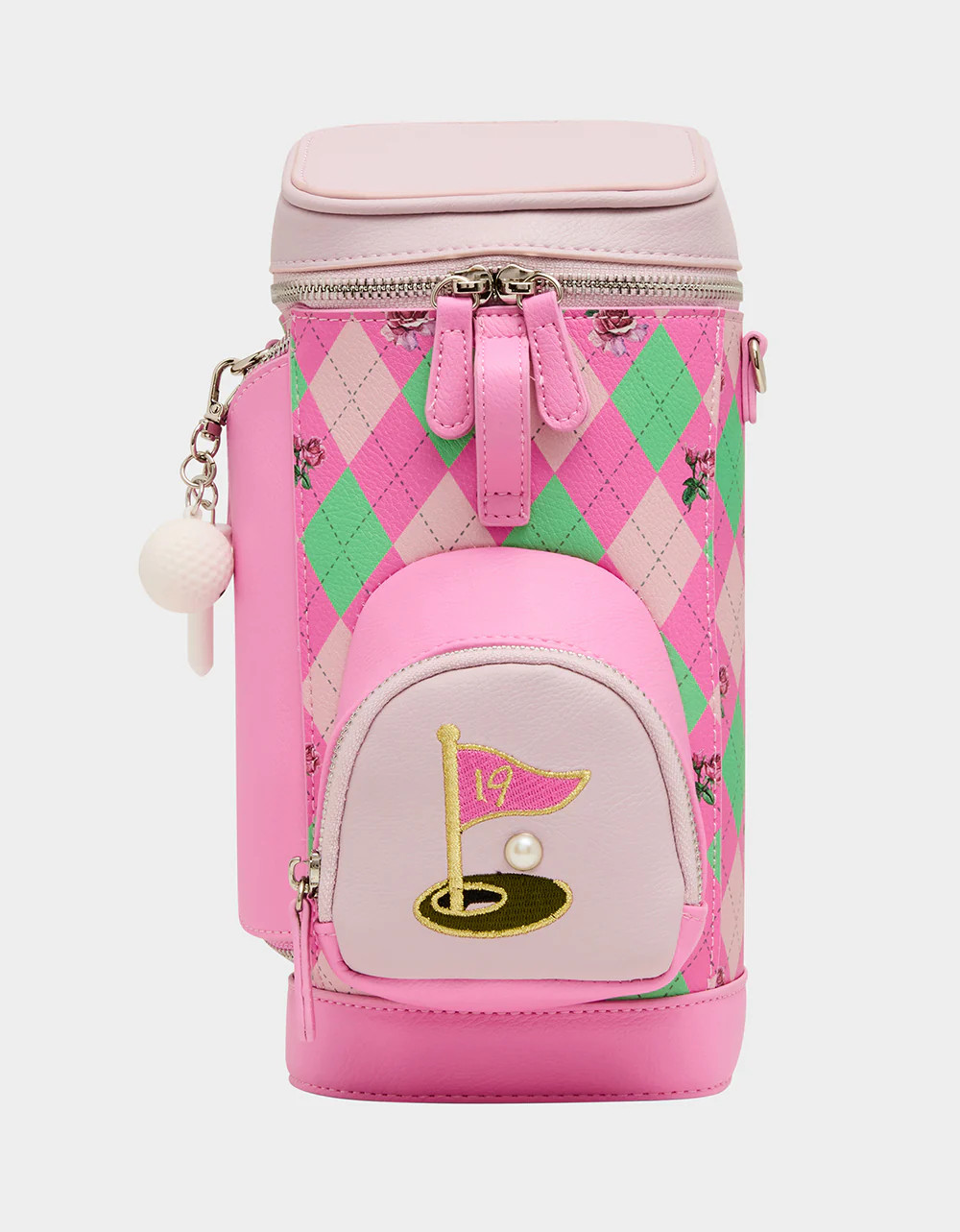 PAR-TEE CROSSBODY PINK Golf Themed Crossbody Bag | Betsey Johnson