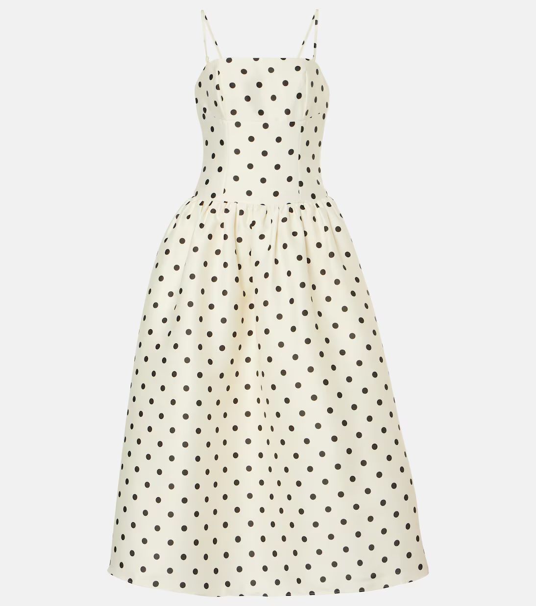 Polka-dot taffetta corset dress | Mytheresa (US/CA)